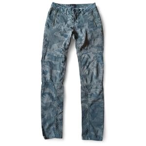 Recruit Jeans Women’s Moto Camo Pants Size 6 Green Gray Slim Fit Combat Cargo